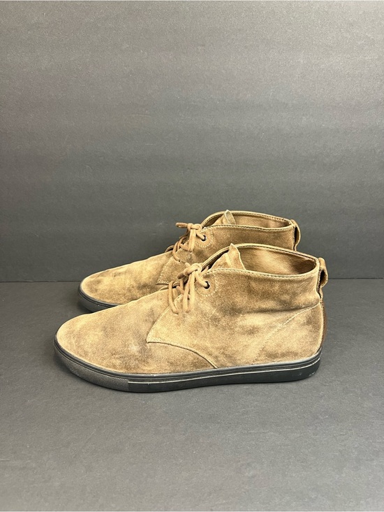 Vintage CLAE Men’s Suede  Chelsea Boots 11 Brown Lace Up Casual Office Wear Shoe